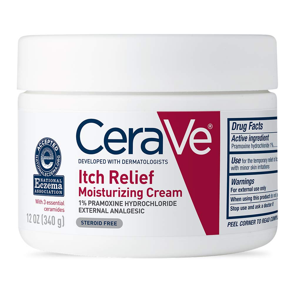 Dry Skin Itch Relief Cream with 