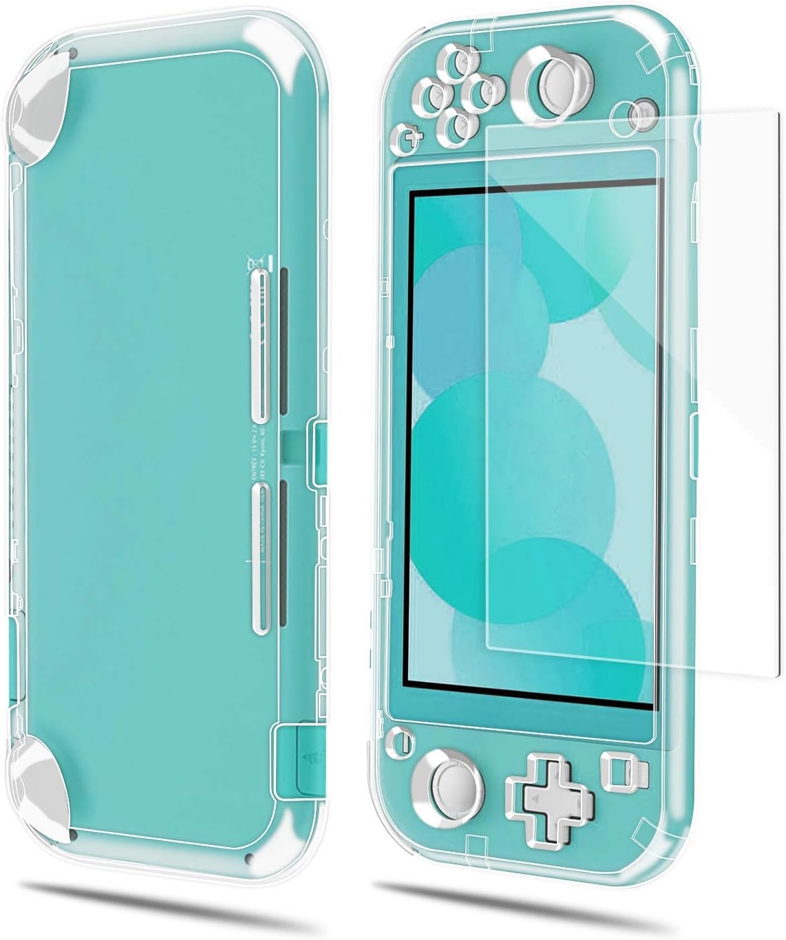 Protective Cover Case for Nintendo Switch Lite, Ultra Slim Crystal Clear Hard PC Protective Cover Case with Shock-Absorption and Anti-Scratch Design for Nintendo Switch Lite 2019 Accessories