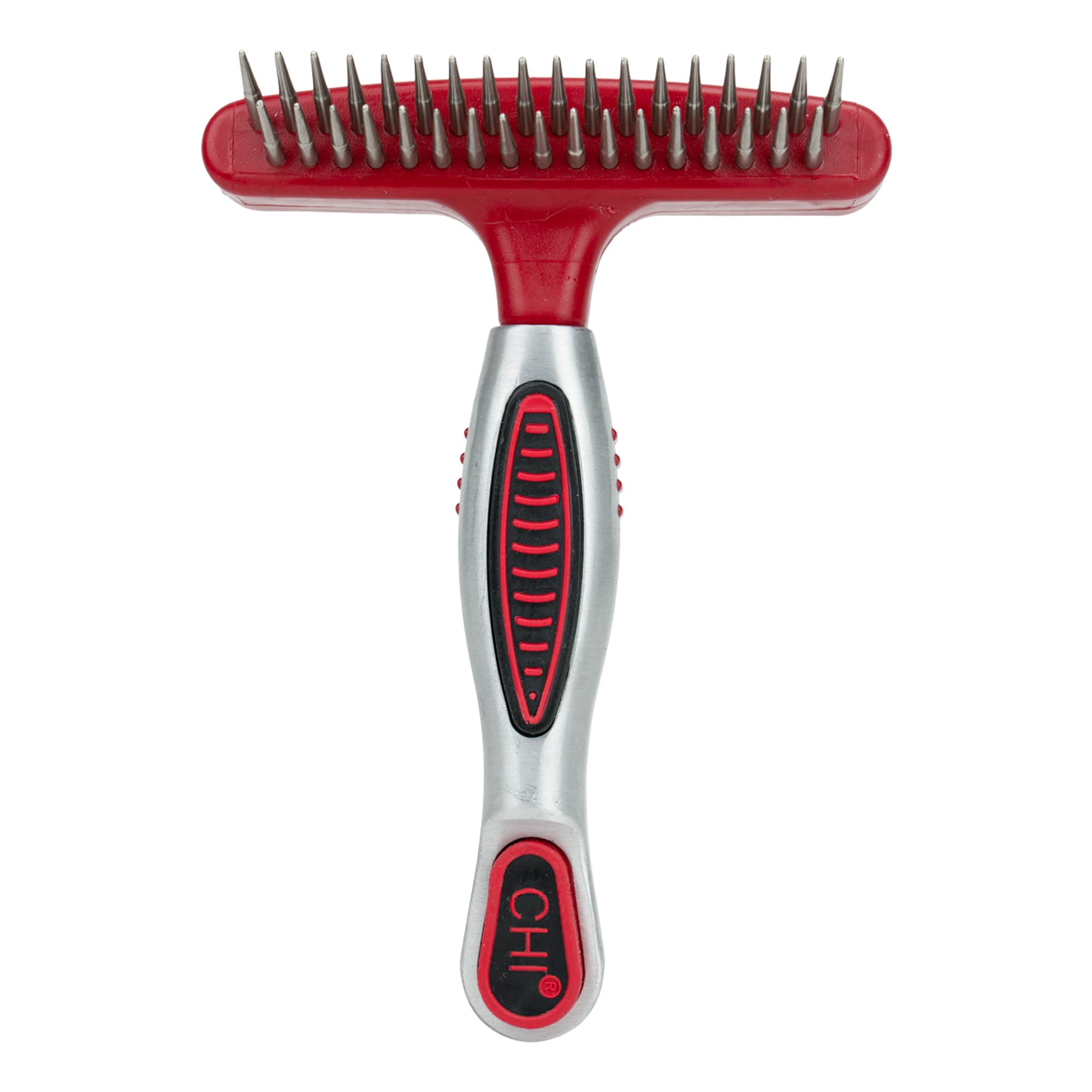 CHI Double Sided Shedding Rake And Blade silver