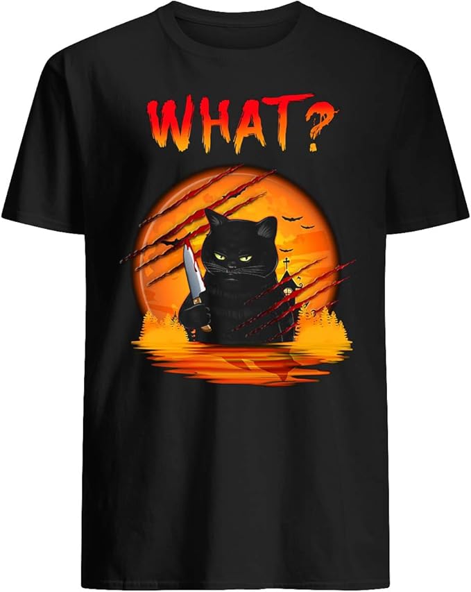 dealstorezz What Cat Halloween TShirt Amazon.ca Clothing & Accessories