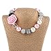 AWEHIRU Bouren Fashion Girls Chunky Beads Bubblegum Necklace and Bracelet Set