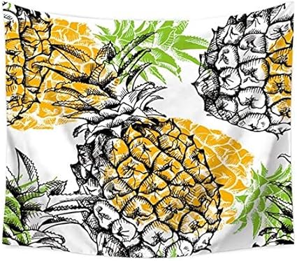 Amazon Com Cartoon Cute Pineapple Wall Hanging Tapestry Garden Outdoor