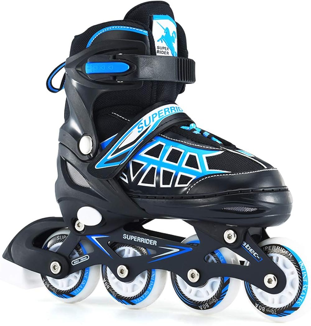 CHIGANT Kinder LED Inliner, ABEC 7 Kugellager verstellbar Inline Skates