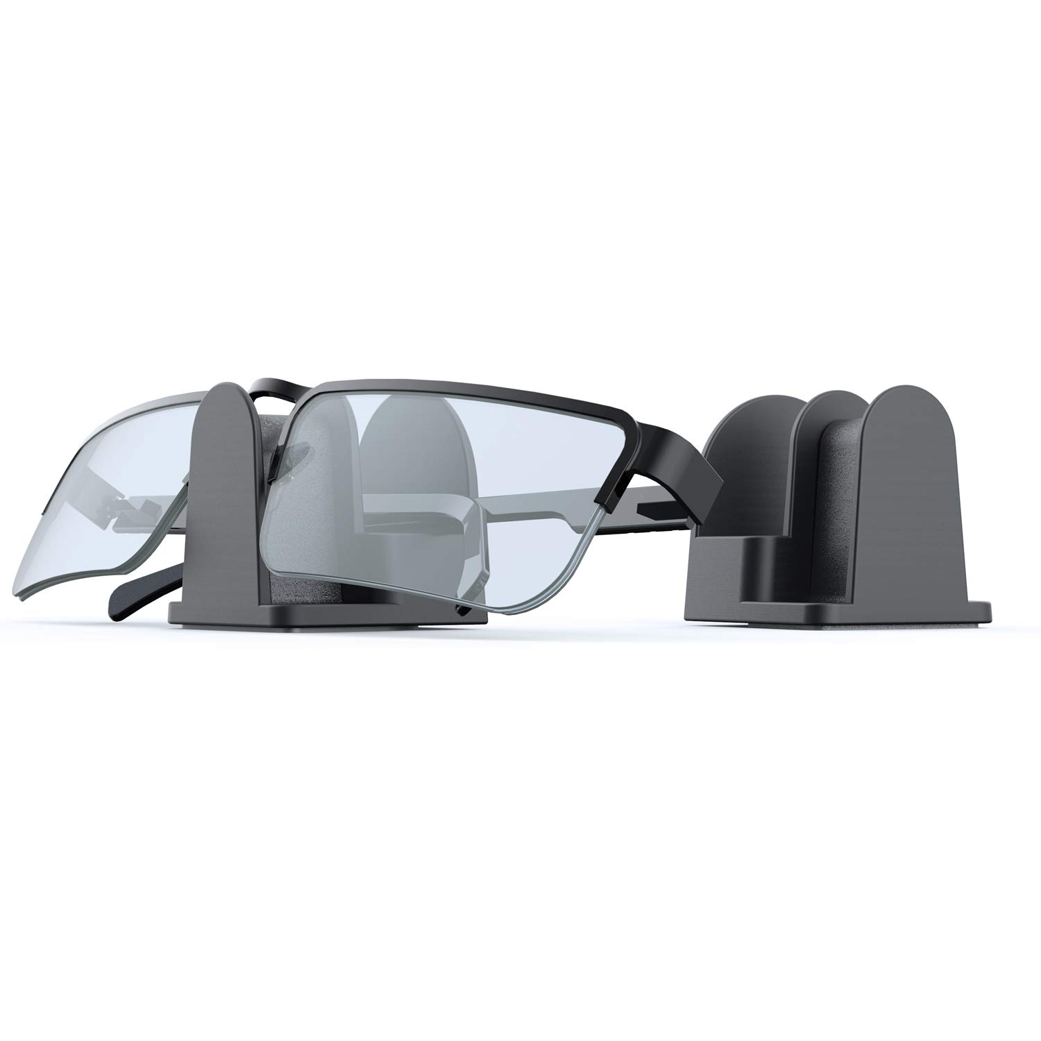 Glasses Sunglasses Holder, [2 Pack] Universal Wall Mount/Desk Stand/Car