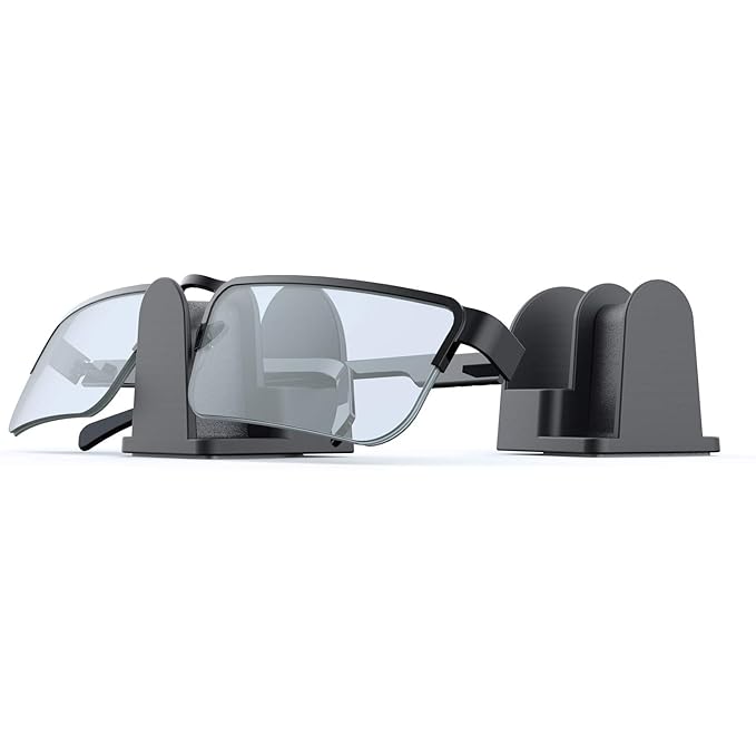 Glasses Sunglasses Holder, [2 Pack] Universal Wall Mount/Desk Stand/Car Mount Grip for