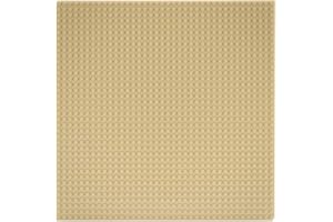 SlabDreamLab 12"X12" Slab Lite Baseplate for All Major Building Bricks and Blocks (Sand, Single)