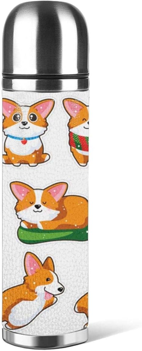 Amazon 可愛いコーギーたち 水筒 マグボトル サーモスカップ 500ml 直飲み ステンレス ボトル ボトルコップタイプ 軽量 大容量 真空断熱 ケータイマグ ボトル コップ 付き 水筒 マグボトル オンライン通販