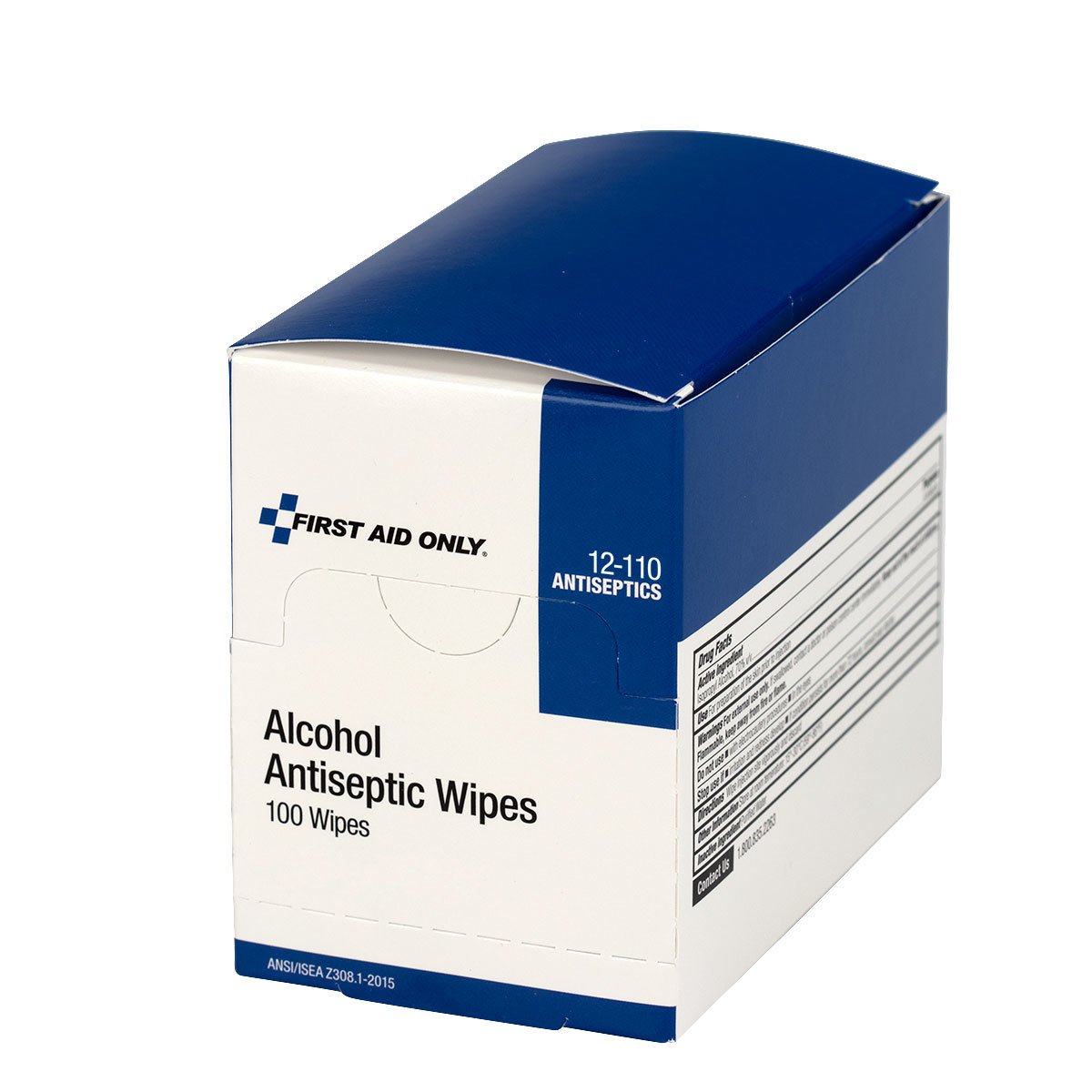 First Aid Only Alcohol Wipes, 100 Per Box: Industrial & Scientific
