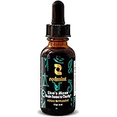 Redmint Lion's Mane Mushroom Herbal Tincture - Brain Boost & Clarity | Rooted in Ancient TCM Wisdom | Organic Immune Support Mushroom Supplement for Focus, Memory Health & Wellness | 1 fl oz