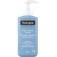 Neutrogena Fresh Foaming Facial Cleanser, All-In-One Makeup Remover Face Wash for Normal to Oily Skin Deeply Cleanses & Remov