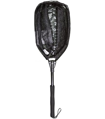 Measure Net – Medium Rubber Landing Net With Built-In Ruler For Easy Fish Measuring & Release