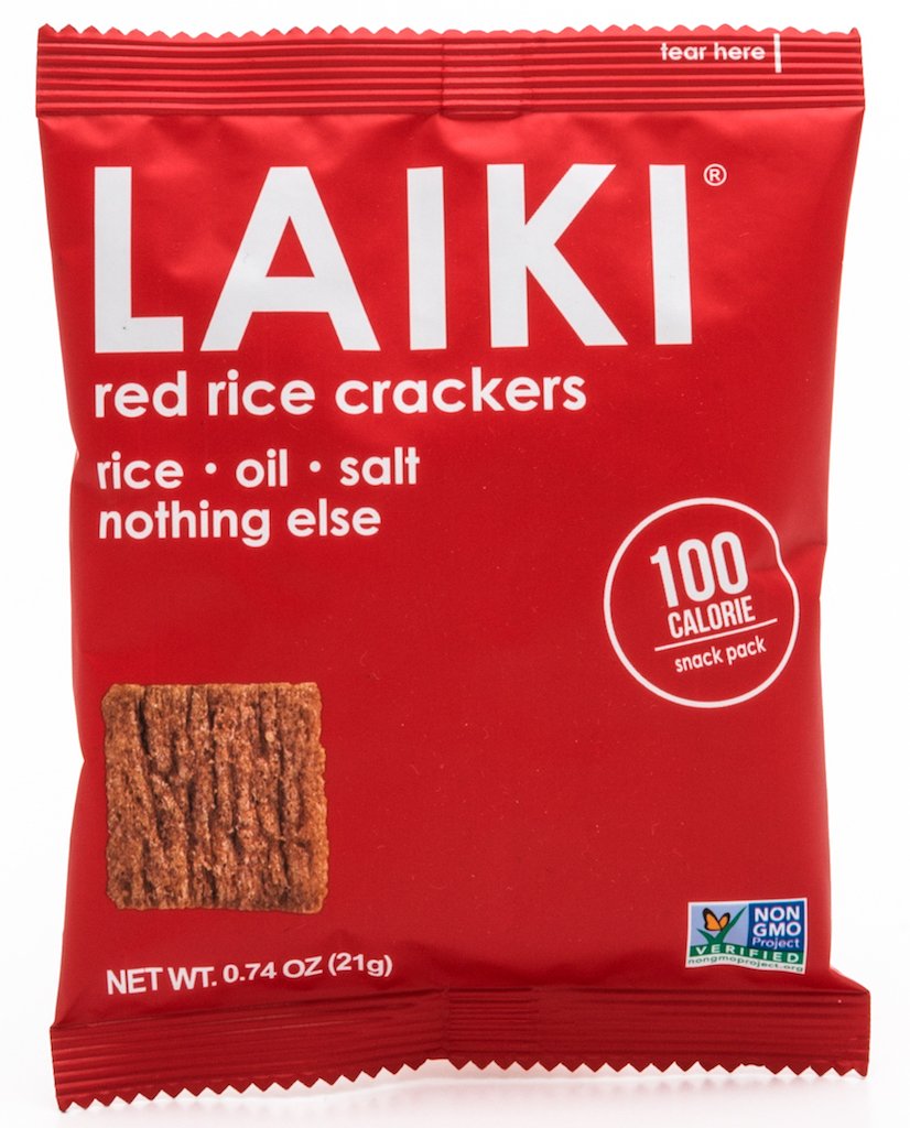 Laiki Gluten Free NonGMO Rice Crackers 2 Flavor Variety Bundle (1