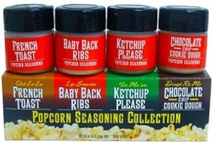 different popcorn seasonings