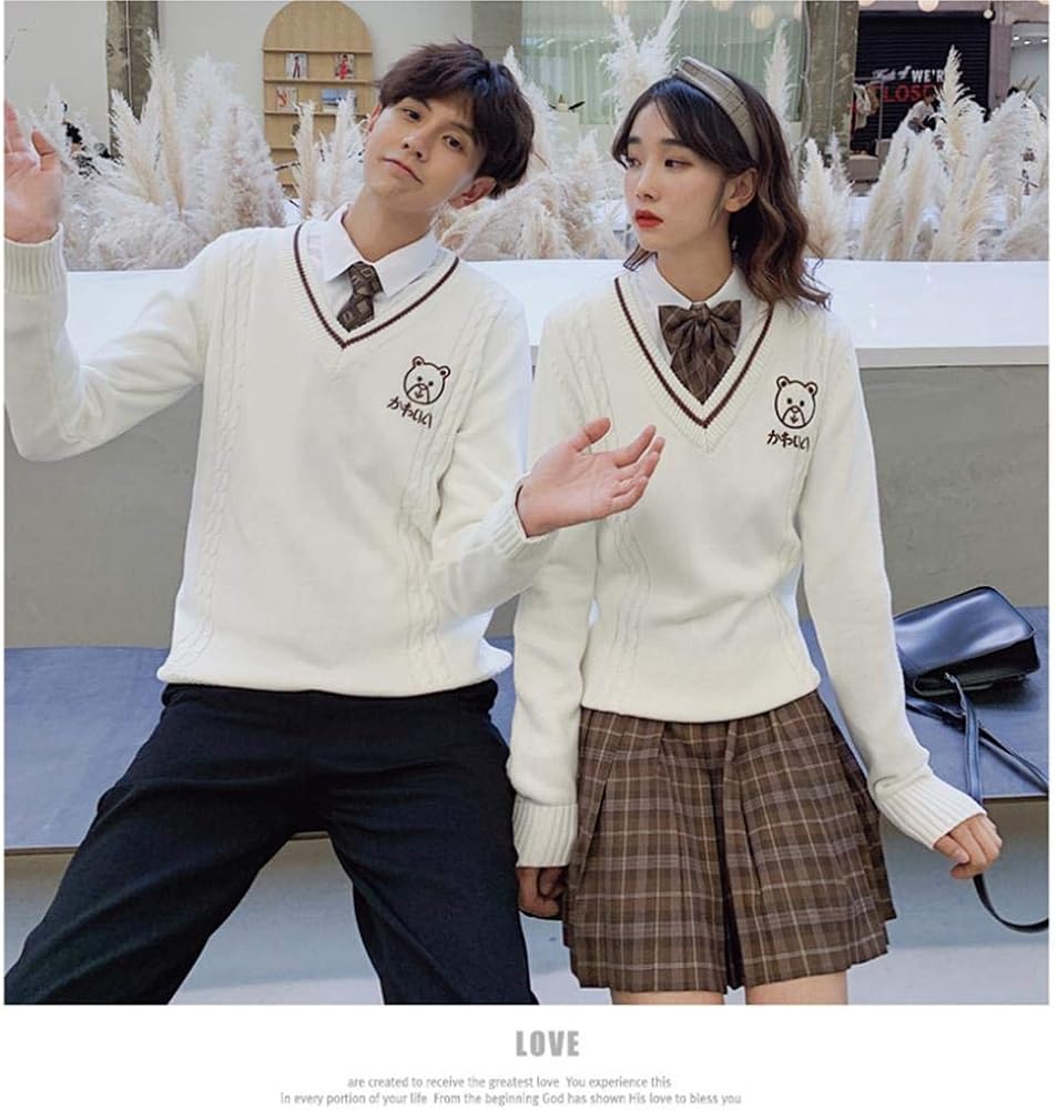 Amazon Co Jp アクルド 学生服 Jk服 男子 女子高制服 カーディガン スクール 仮装 コスチューム Jkコスプレ クラスの服 春秋冬用 學院風 イギリス風 高校制服 発表会 卒服入学 服 ファッション小物