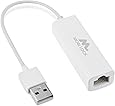 USB Ethernet (LAN) Network Adapter Compatible with Laptop, Computers and All USB 2.0 Compatible Devices Including Windows 10/8.1/8 / 7 / Vista/XP