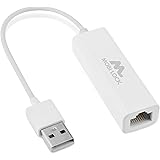 Mobi Lock - USB Ethernet (LAN) Network Adapter Compatible for MacBook Air, MacBook Pro, iMac, Laptop, Computers and All USB 2