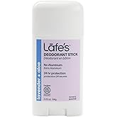 Lafe's Natural Deodorant | 2.25oz Aluminum Free Natural Deodorant Stick for Women & Men | Paraben Free & Baking Soda Free with 24-Hour Protection (Lavender & Aloe, 2.25 Ounce)