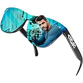 ROCKNIGHT Driving Fashion HD Polarized UV400 Protection Anti Glare Sunglasses TR90 Frame Lightweight Beach Hiking