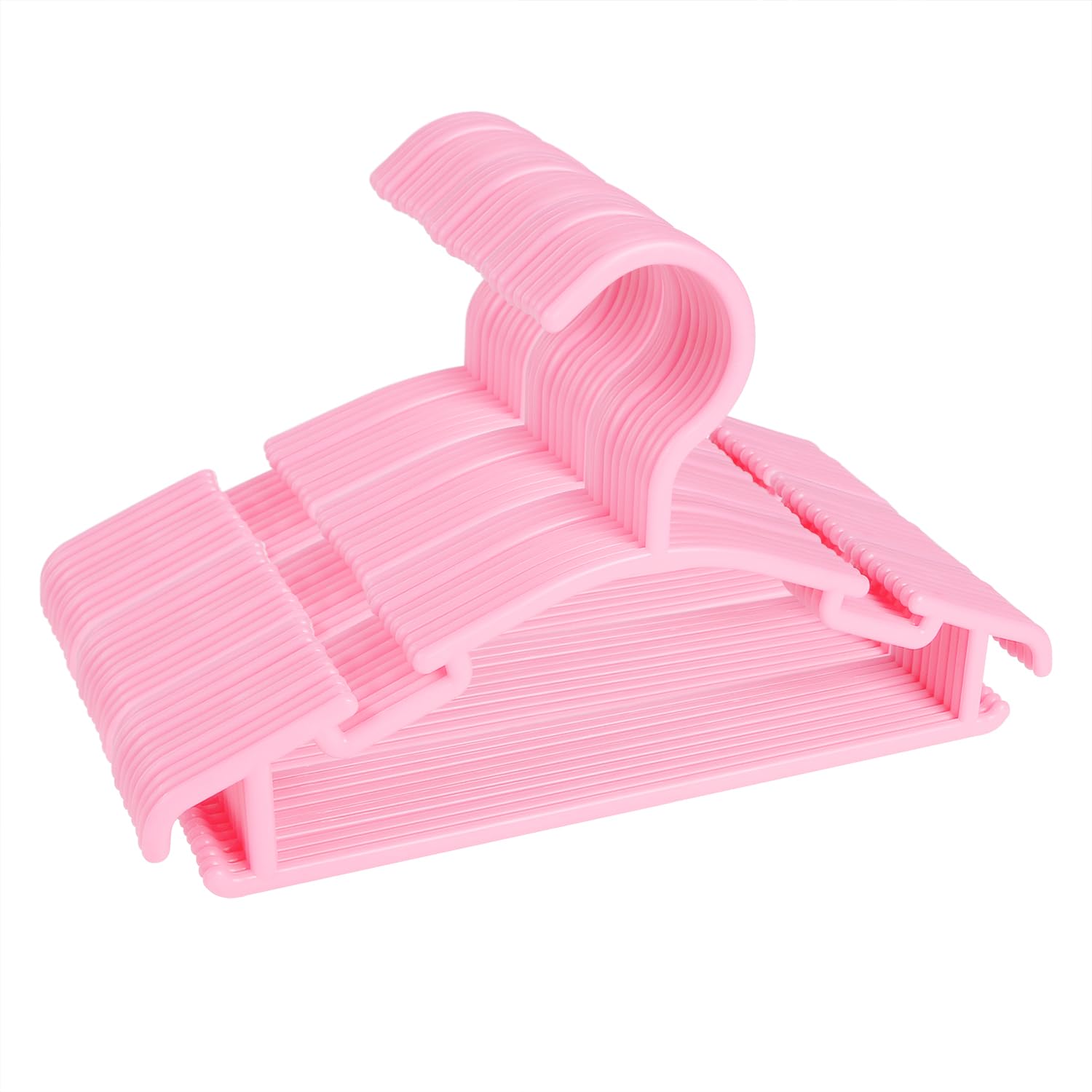 Baby Hangers Pink Newborn Baby Coat Hangers for Clothes 80 Pack Toddler Kids Coat Hanger Small Hanger