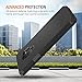 Trianium Duranium Galaxy S9 Holster Case with Rotating Belt Clip + Kickstand [Heavy Duty Protection] Premium Scratch Resistant/Shock Absorption Cushion Covers for Samsung Galaxy S9 (2018)- Black
