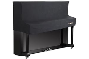 Protect Your Piano with Mooson Upright Piano Cover Cloth - Piano Keyboard Dust Cover All Included! (Blank)