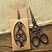 DIY 4.7 Vintage Stainless Steel Vacuum Titanium Cross Stitch Sewing Antique Stitch Sewing Embroidery Scissors