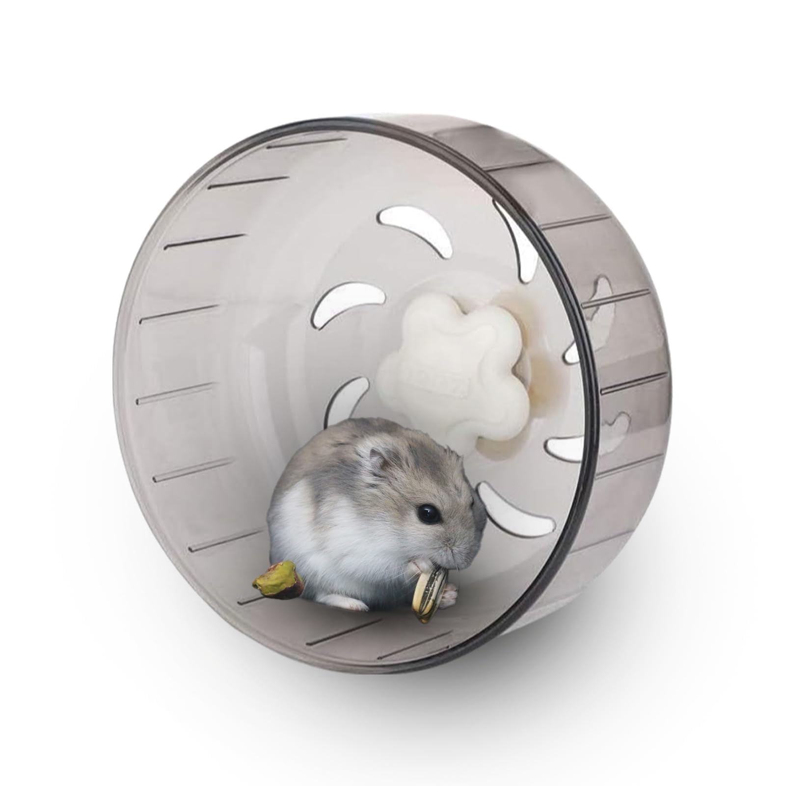 Hamster Wheel, 13cm/5.11inch Diameter Silent Hamster Exercise Wheels Quiet Spinner Hamster Running Wheels Small Animal Exercise Wheel Silent Running Wheel for Hamsters Gerbils Mice