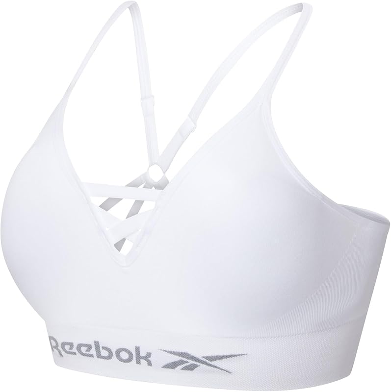 Maryna Brassiere Sport Femme Seamless Halter Maintien élevé | Soutien Gorge Sport Femme Confortable Polyamide élasthanne | Haut d’entraînement Noir Gris Blanc Usage Quotidien