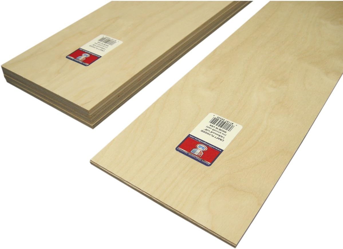 Plywood Slat 6"X.25"X36" , Pack of 5 Arts, Crafts & Sewing