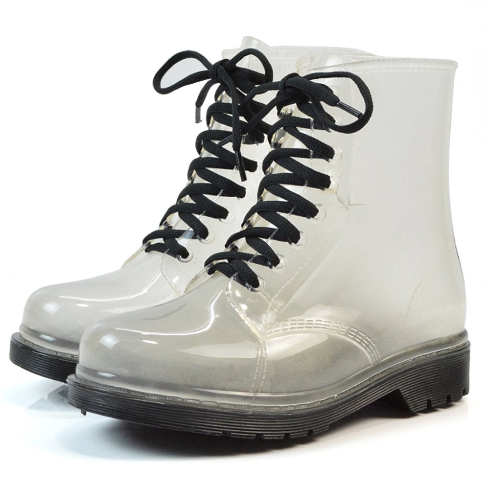 lace up rain boots mens