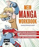 Mein Manga-Workbook: Das praktische Skizzenbuch zum Figurenzeichnen by 