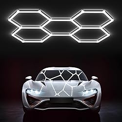 HYPERLITE Gen 2 Hexagon Garage Lights: 168W 16800LM
