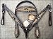 HILASON Western Horse Headstall Breast Collar Set Tack American Leather Cross Gunthumb 3