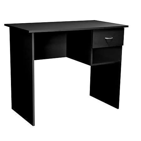 Harbour Housewares Büro Computertisch aus Holz - Schwarz