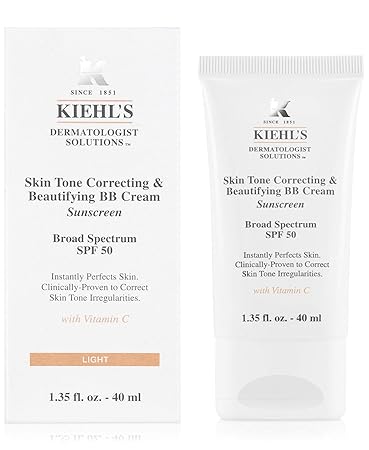 Amazon Com Kiehl S Since 1851 Skin Tone Correcting Beautifying Bb Cream 1 35 Oz Light Beauty