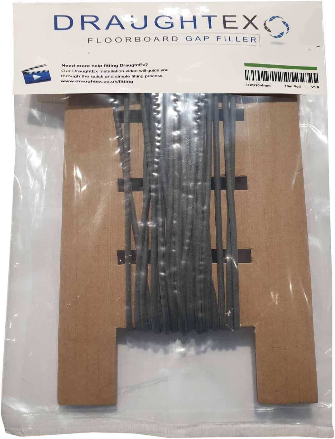 Draughtex Floorboard Skirting Board Insulation Floor Gap Filler Draught