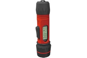 RICANK Depth Finder with Temperature Portable Ice Fish Finder Contour Readout Fish Depth Finder Handheld Fishfinder Depth Readout LCD Display Fish Detector Device Lake Sea Boat Kayak River Fishing