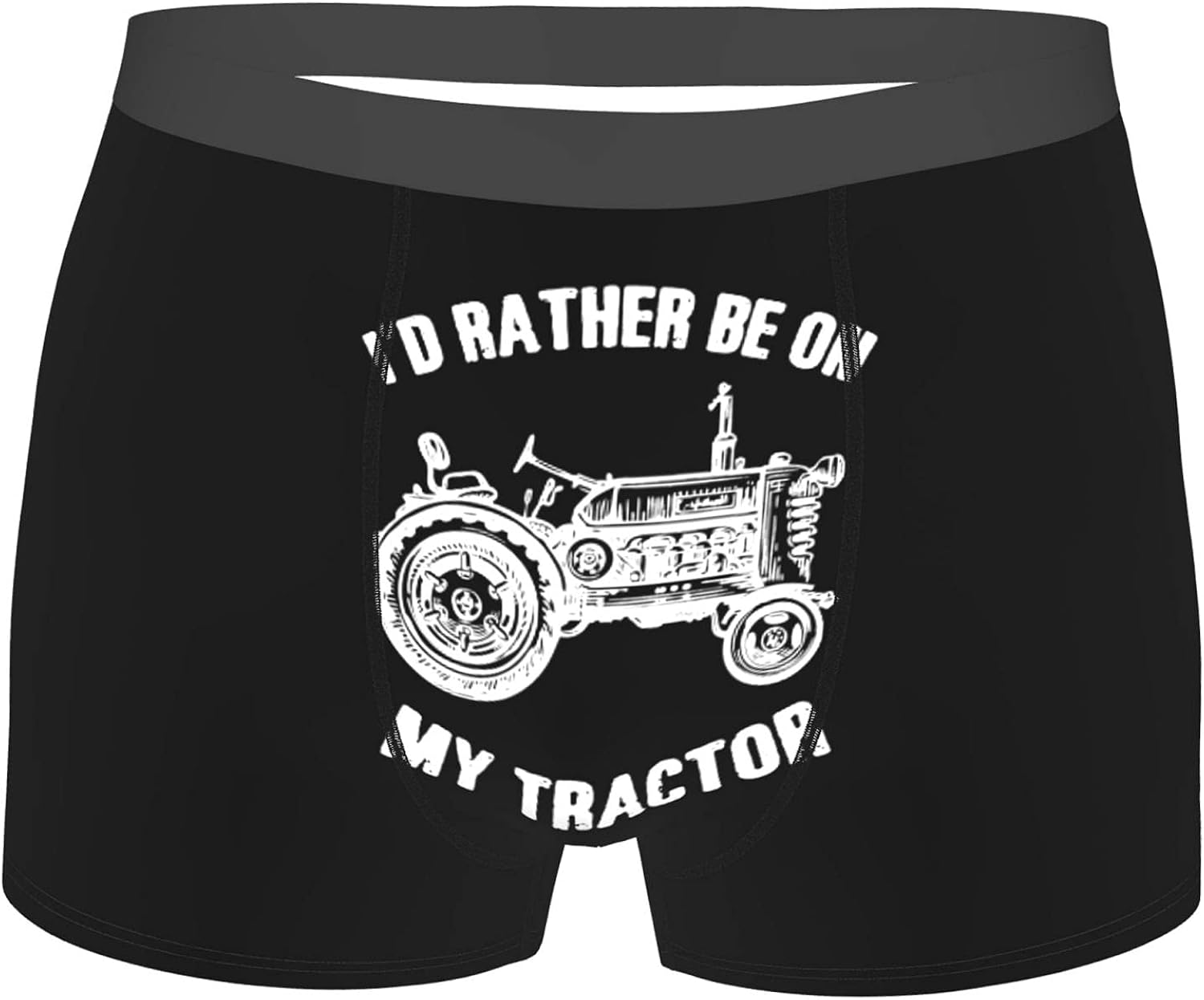 Farmer Tractor Mens Underwear Sexy Boxer Shorts Loose Fit Boxer Briefs