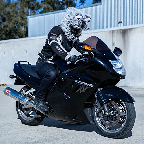 Moto Loot Helmet Cover for Motorcycle Helmet, Fun Rides and Gifts (Cover Only. Helmet Not Included) - Gray