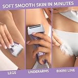 Bauer Professional 38730 Soft and Smooth Lady Shaver Wet Dry Battery Operated view 3