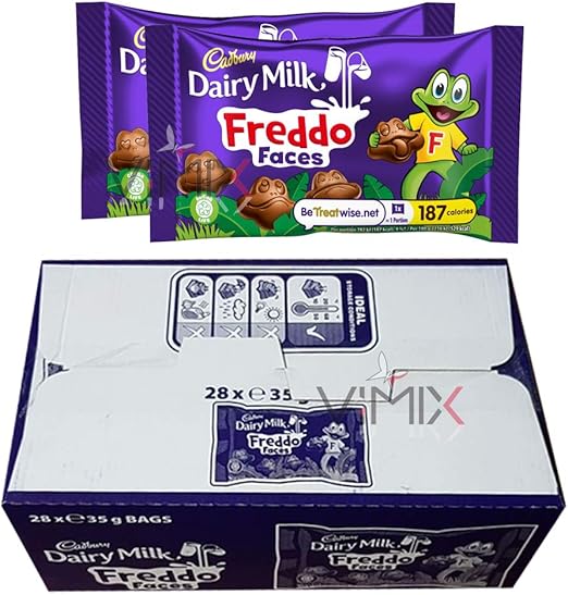 CADBURY Dairy Milk Freddo Treasures Full Box of 24 x 14.4 g Chocolates
