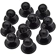 Towashine 10Pcs Ball Plastic Buttons for Chef Uniforms Coat Jackets Black/White/Gold/Silver