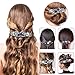 Hair Barrettes for Women, Anezus 6 Pcs Crystal Rhinestones Hair Barrettes Fancy Vintage Spring French Hair Clips for Women Girls Hair Styling Tools Accessories