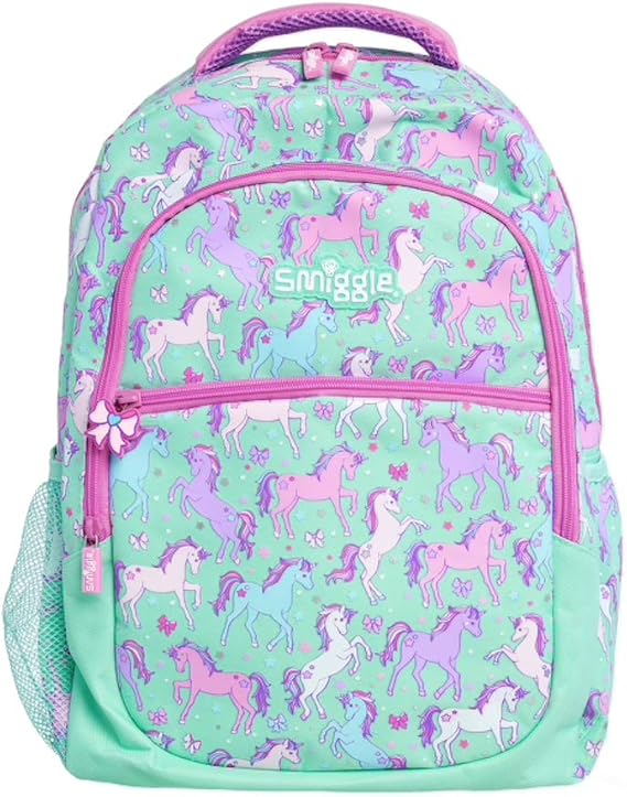 Smiggle Backpack Classic Hits (Mint Prancing Unicorns) Buy Online at Best Price in UAE