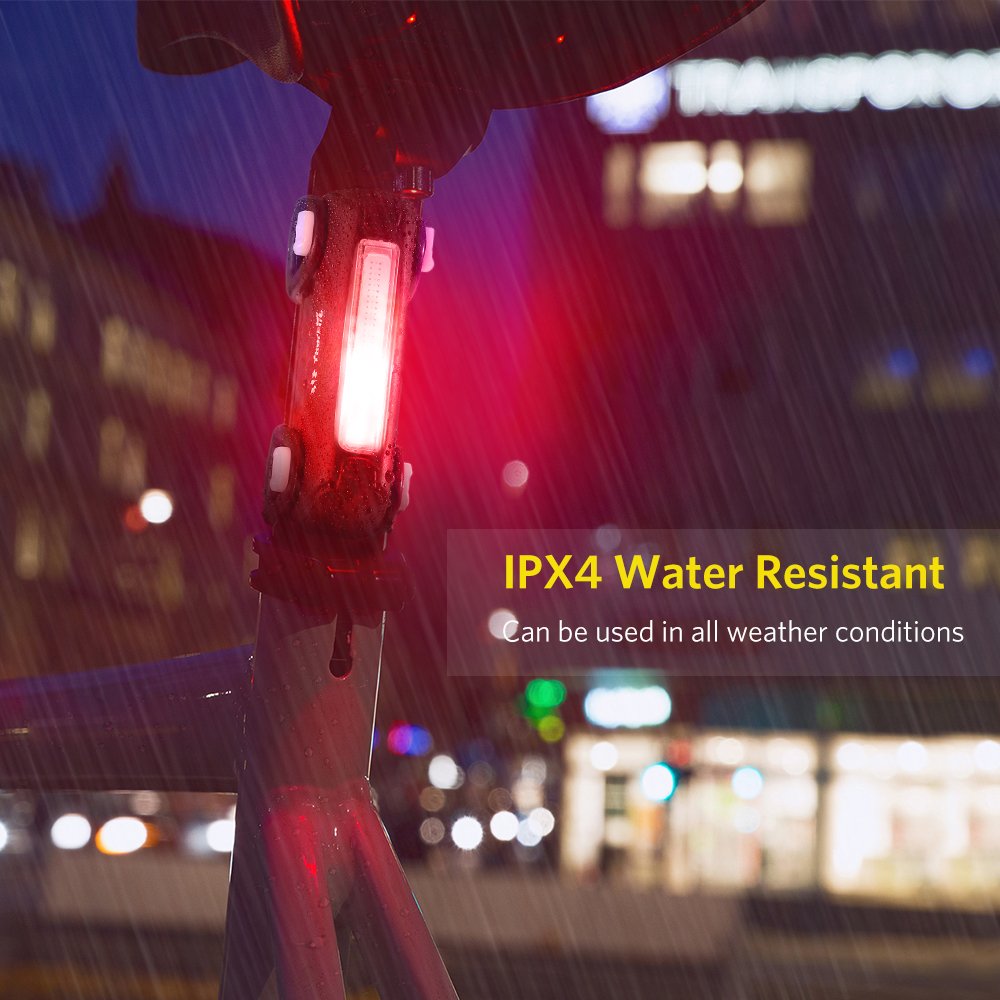 ThorFire Bike Tail Lights，Ultra Bright Bike Rear Light USB Rechargeable