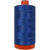 Aurifil Mako Cotton Thread Solid 50wt 1422yds Delft Blue