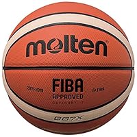 Molten BGG7X Composite Basketball, Orange/Tan, Official Size 7