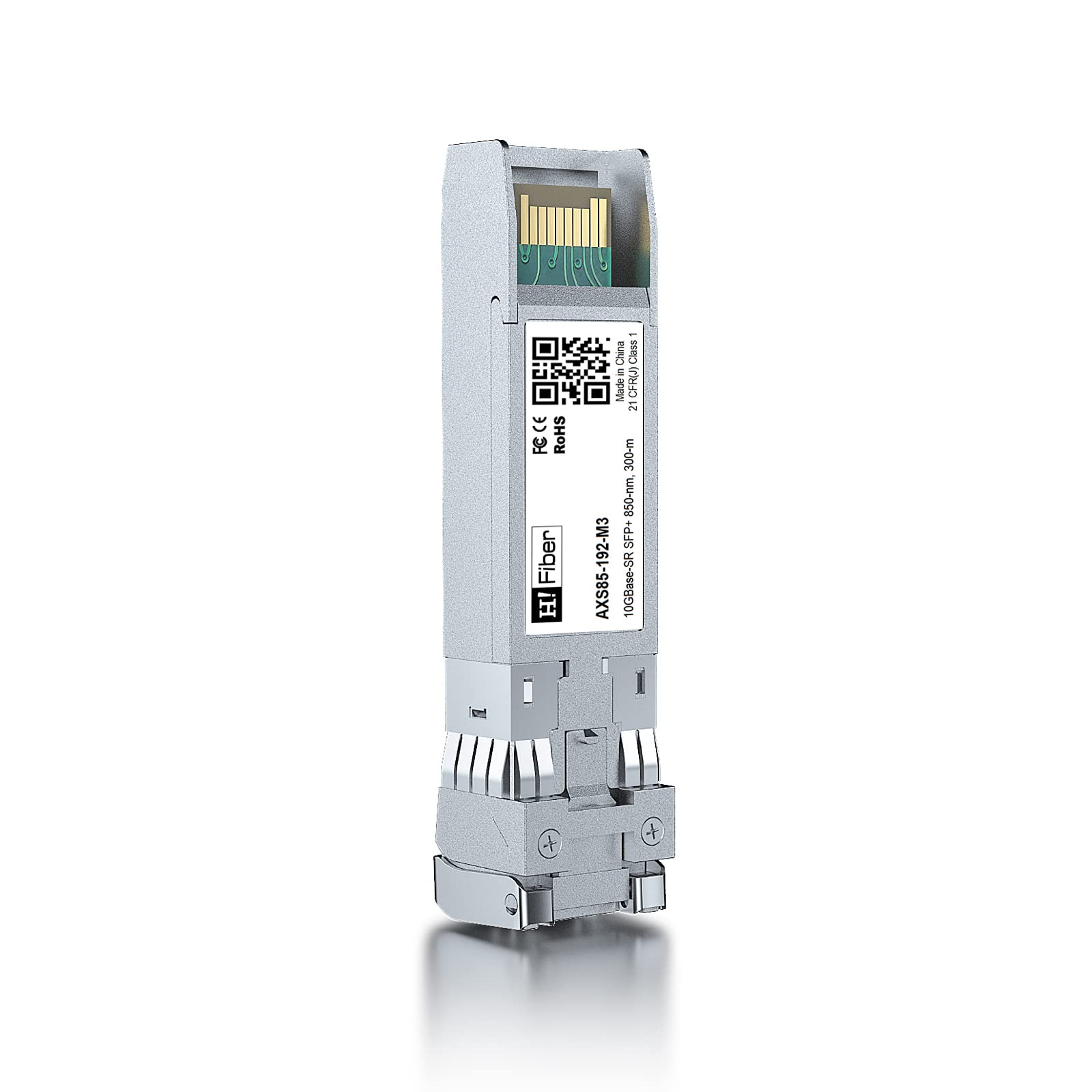 2 pack,10G Multimode SFP+ LC Module, 10GBase-SR Fiber Transceiver for Cisco SFP-10G-SR, Meraki MA-SFP-10GB-SR, Ubiquiti UniFi UF-MM-10G, Mikrotik, Netgear and More (MMF,850nm,300m,DDM)