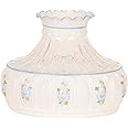 Aladdin Mantle Lamp Co. 10" Diameter Crystal Lampshade - M750 Blue Rose Crystal Shade