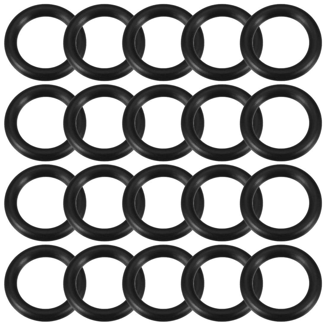 TA-VIGOR 20Pcs Nitrile Rubber O-Rings, 22mm OD 15mm ID 3.5mm Width Rubber Washers Spacer O-Rings Gasket kit, Metric Sealing Gasket for Hose, Faucet, Automotive, Plumbing